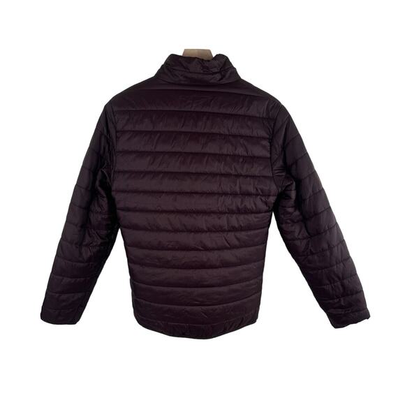 Mens Goodfellow Co Puffer Jacket Small Burgundy Water Resistant Wind Resistant - Picture 2 of 8